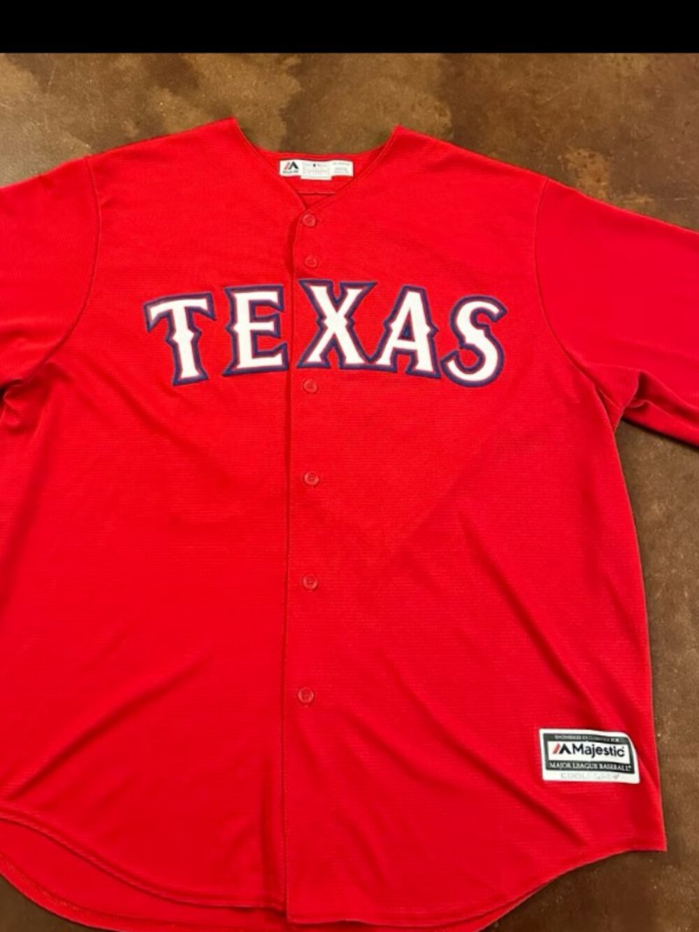 Majestic Texas Rangers Cool Base Jersey Prince Fielder Men 2XL